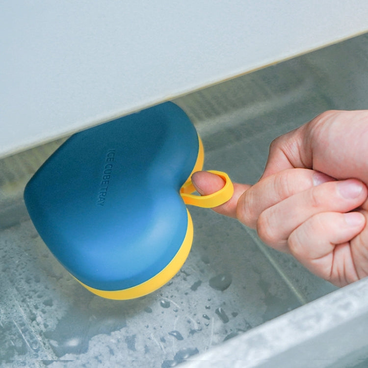 Silicone Heart Shaped Ice Tray with Lid