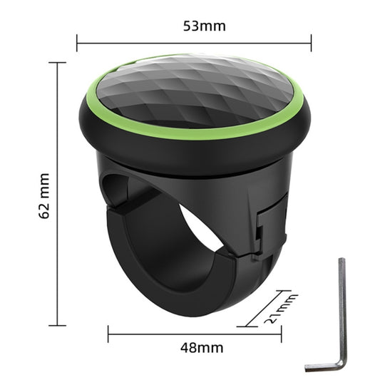 3R 3R-2253 Car Steering Wheel Booster Ball Car Steering Wheel Power Booster, 3R-2253 (Black), 3R-2253 (Black Green), 3R-2253 (Black Purple)