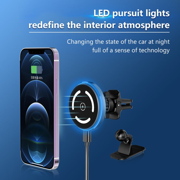 M68 15W Magnetic Wireless Charging Car Holder
