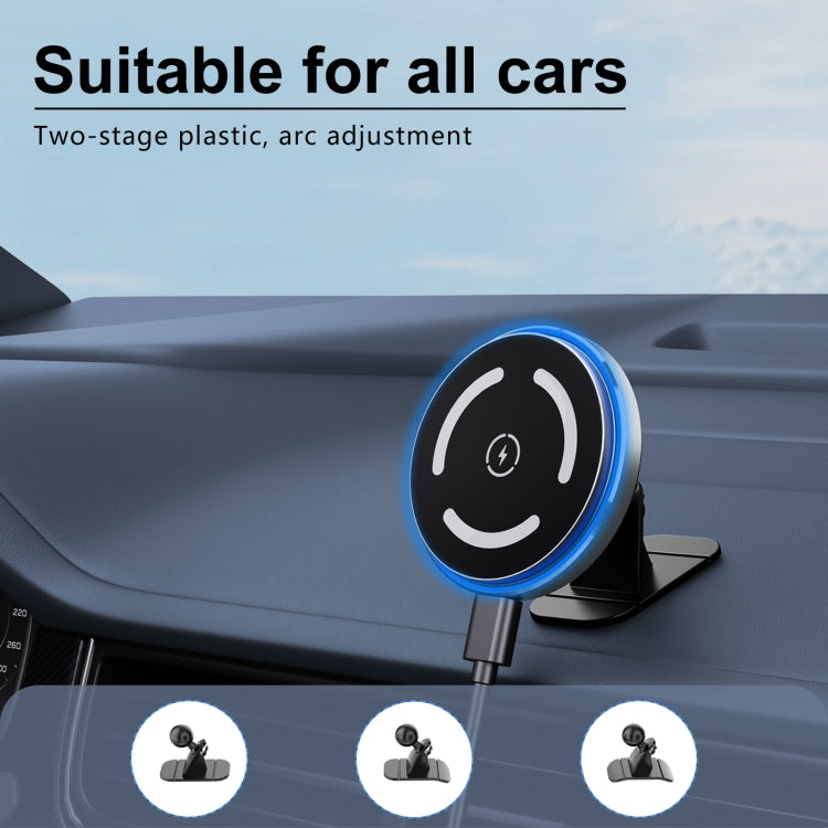 M68 15W Magnetic Wireless Charging Car Holder