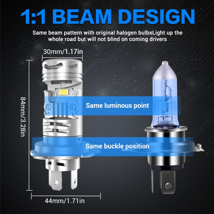 N8 H4 30W Car LED Mini Lens Headlight
