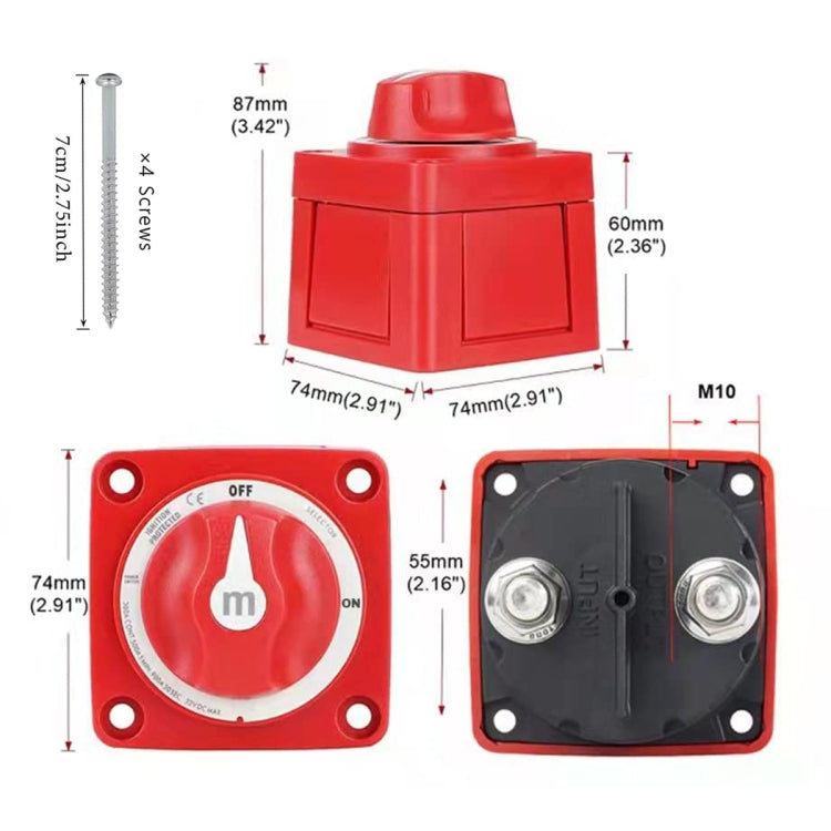 Blue Sea 6005 M Series Marine RV Yacht Battery Power Off Switch