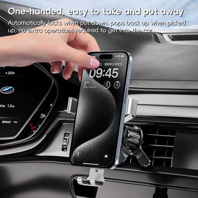 WEKOME WA-S58 K-Captain Metal Car Air Outlet Gravity Holder