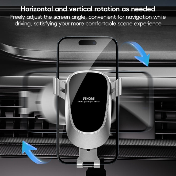 WEKOME WA-S58 K-Captain Metal Car Air Outlet Gravity Holder