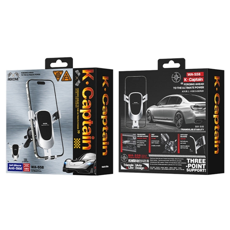 WEKOME WA-S58 K-Captain Metal Car Air Outlet Gravity Holder