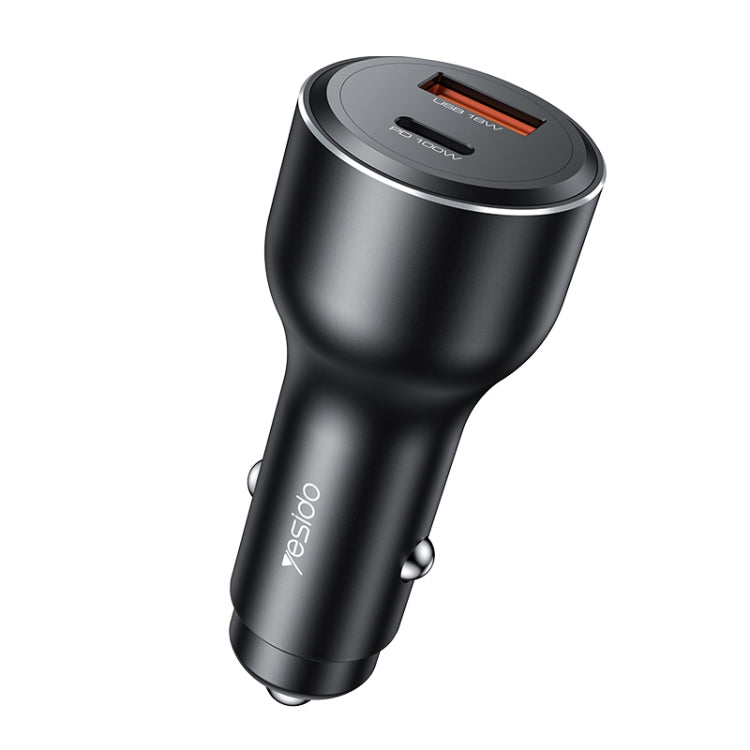 Yesido Y65 PD100W Type-C + QC18W USB Super Fast Car Charger