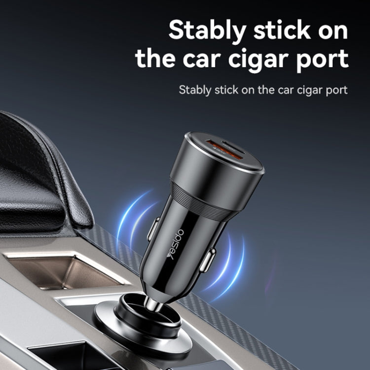 Yesido Y64 PD30W Type-C + QC20W USB Super Fast Car Charger