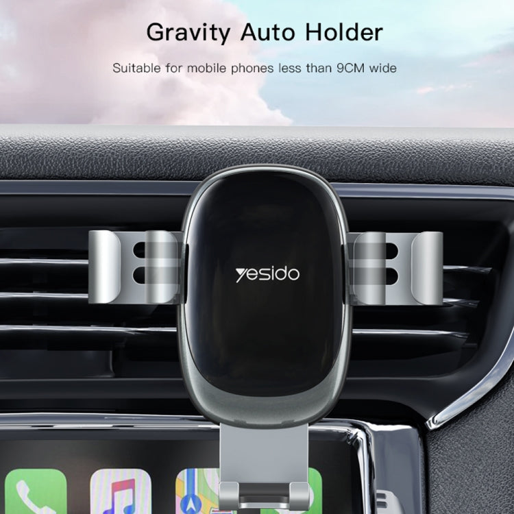 Yesido C122 Car Air Outlet Gravity Clamp Arm Mobile Phone Holder