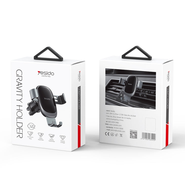 Yesido C122 Car Air Outlet Gravity Clamp Arm Mobile Phone Holder