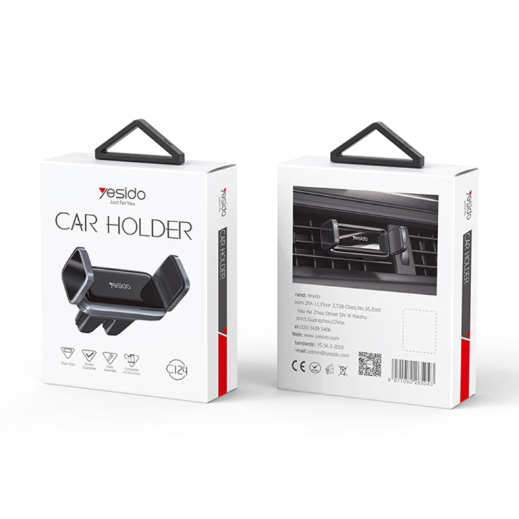 Yesido C124 Car Air Outlet Mini Clamp Mobile Phone Holder