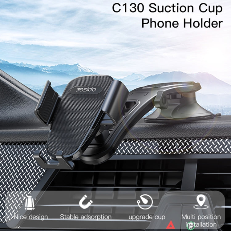 Yesido C130 Car Dashboard Suction Cup Type Mobile Phone Holder