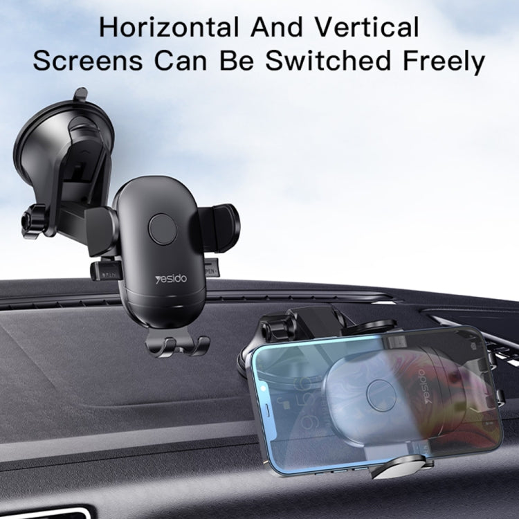 Yesido C138 Free Stretch Rod Suction Cup Car Holder