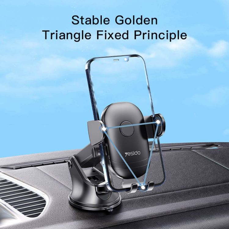 Yesido C138 Free Stretch Rod Suction Cup Car Holder