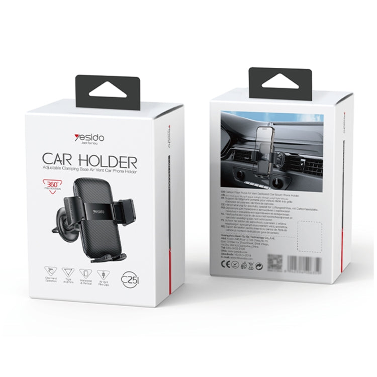 Yesido C251 Car Air Outlet Gravity Clamp Mobile Phone Holder