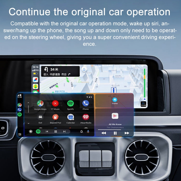 2 in 1 CarPlay and Android Auto Car Connectivity Box Wireless Auto Smart Adapter