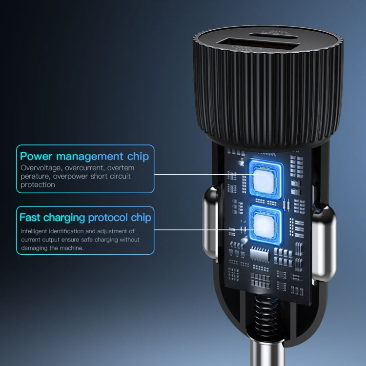 TOTU CC-1 36W Dual USB Ports Fast Charging Car Charger