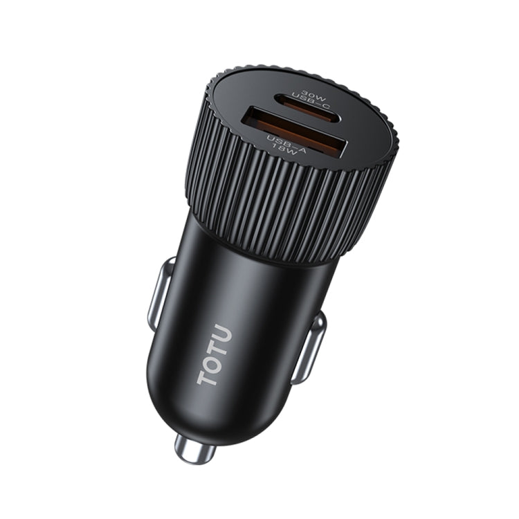 TOTU CC-2 48W USB-A and Type-C Ports Fast Charging Car Charger