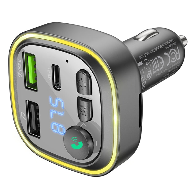 Borofone BC48 Broad Bluetooth 5.0 Car Wireless FM Transmitter