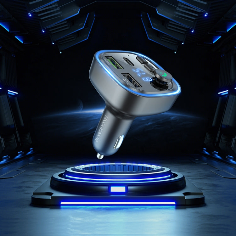 Borofone BC48 Broad Bluetooth 5.0 Car Wireless FM Transmitter