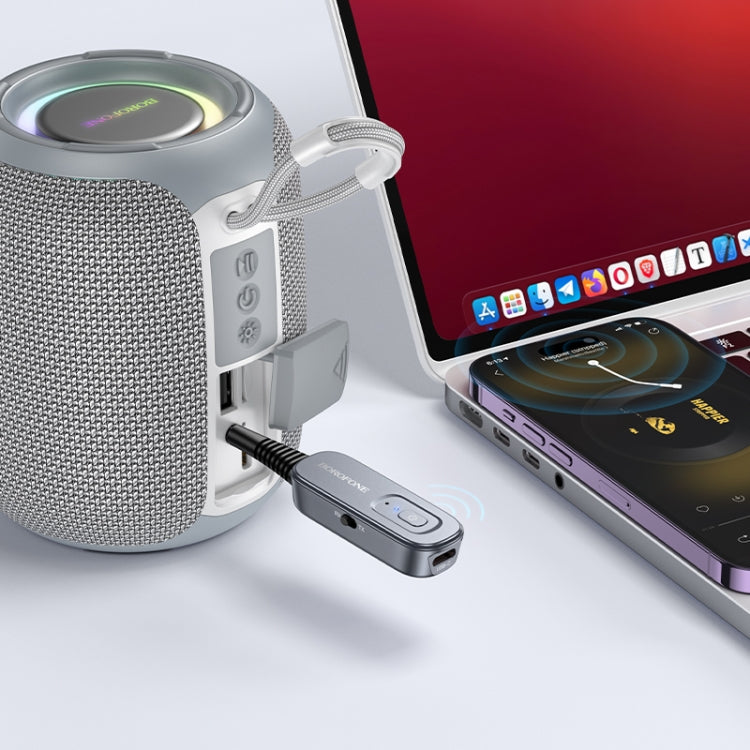Borofone BC51 Clear Way AUX Bluetooth Audio Receiver & Transmitter