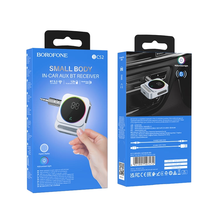 Borofone BC52 True Way Car AUX Bluetooth Receiver