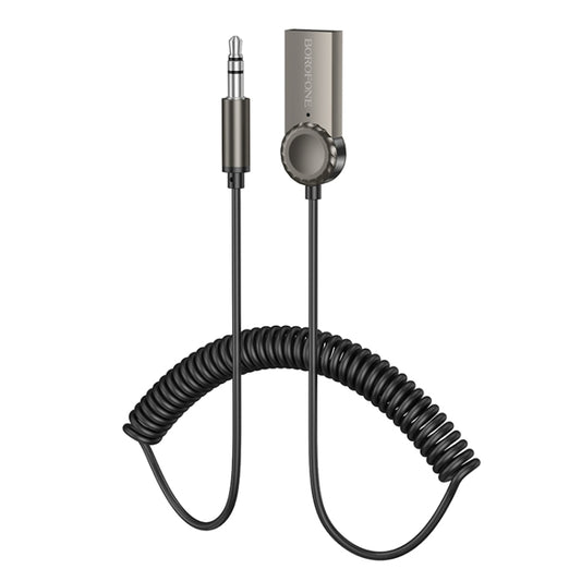 Borofone BC56 Peaceful Car AUX Spring Cable Bluetooth Audio Receiver