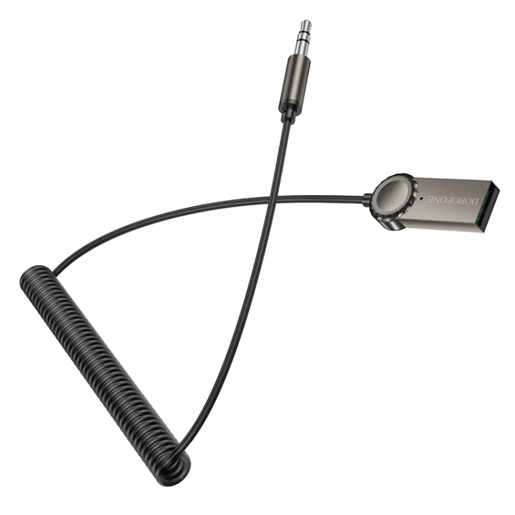 Borofone BC56 Peaceful Car AUX Spring Cable Bluetooth Audio Receiver