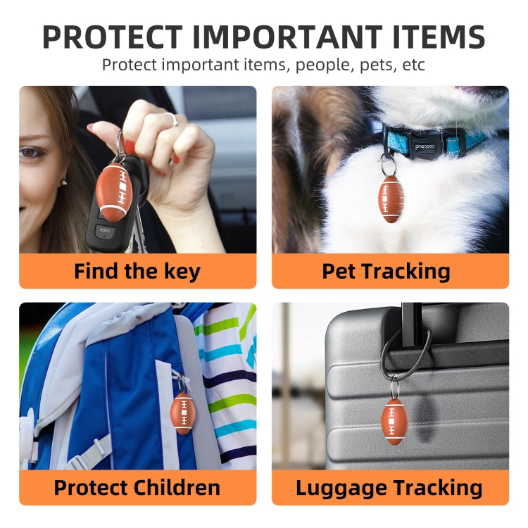 F6 Rugby Shape Global Location Tracker Anti-lost Device