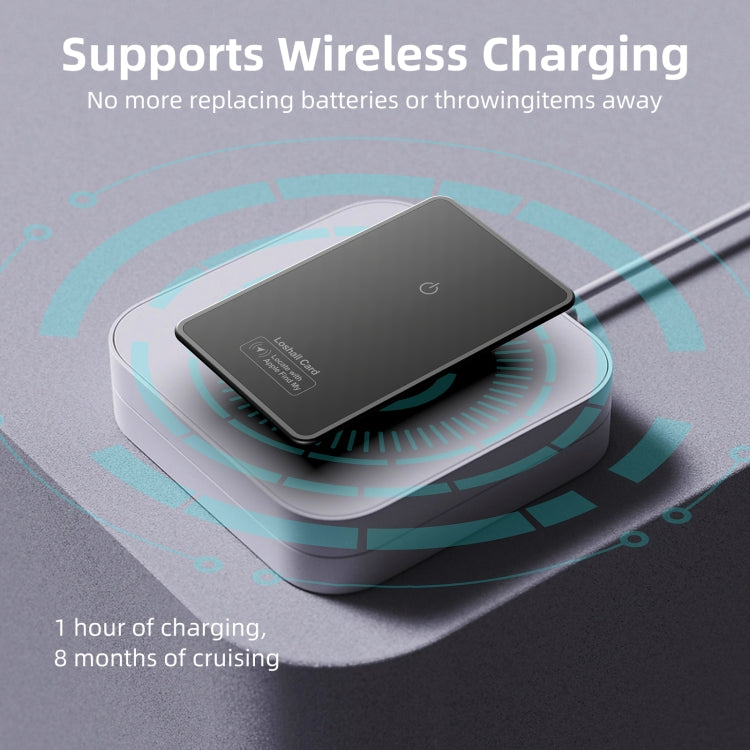 F9 Mirror Surface Ultra-thin Card Type Location Tracker Anti-lost Device