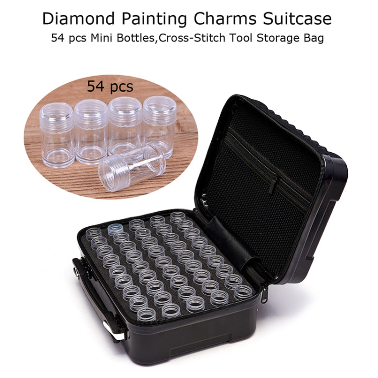 54 Slots Diamond Painting Accessories Diamond Embroidery Bead Storage Bottle Multi-function Handbag Tools Kits
