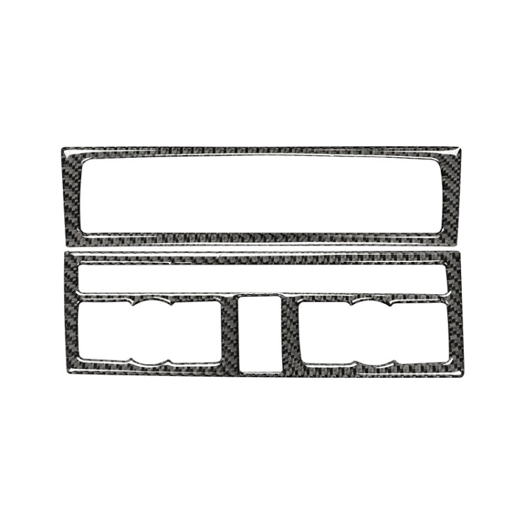 Sleek Carbon Fibre Air Con Control Panel Stickers for Audi Q7 (2008-2015) - Left & Right Drive Universal Fit