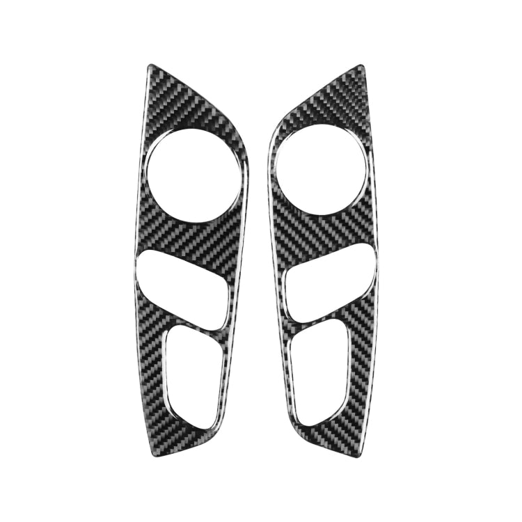 Sleek Carbon Fibre Seat Adjustment Trim Stickers for Audi Q7 (2008-2015) - Left & Right Drive Universal Fit