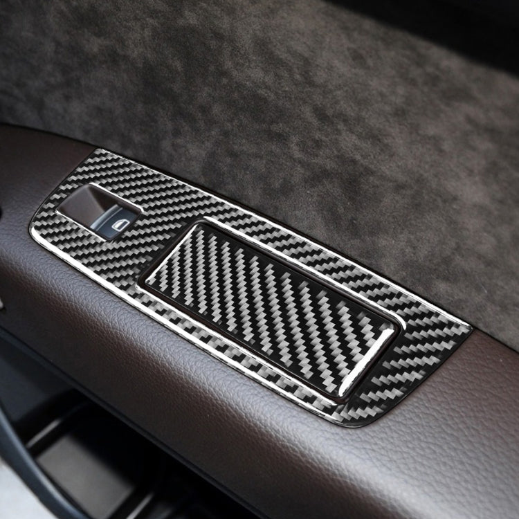 Carbon Fibre 6-in-1 Window Control Panel Decorative Trim for Audi Q7 (2008-2015) Right-Hand Drive