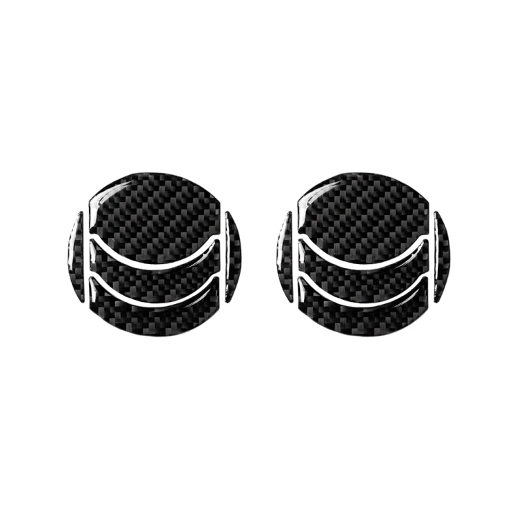 Carbon Fibre Decorative Exhaust Port Stickers for Nissan 350Z (2006-2009) - Left and Right Drive Universal Fit