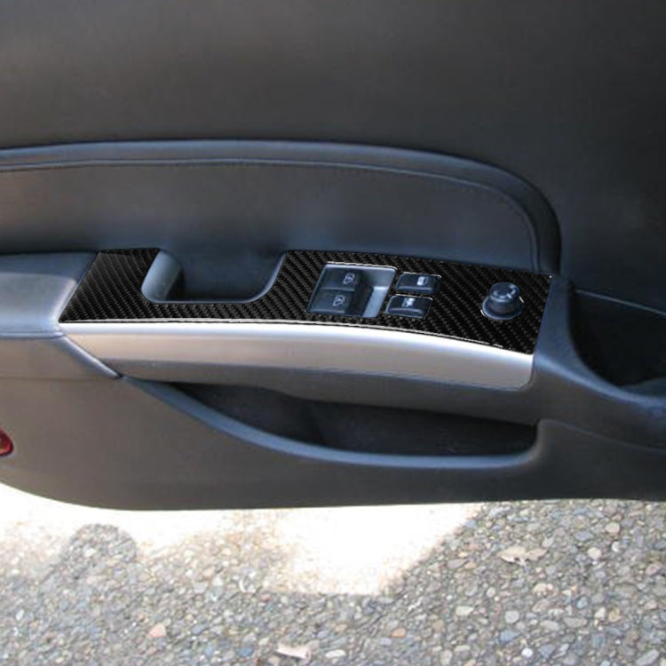 Nissan 350Z 2006-2009 Carbon Fibre Glass Lift Trim Sticker - Left-Hand Drive