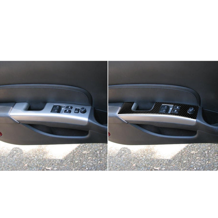 Nissan 350Z 2006-2009 Carbon Fibre Glass Lift Trim Sticker - Left-Hand Drive