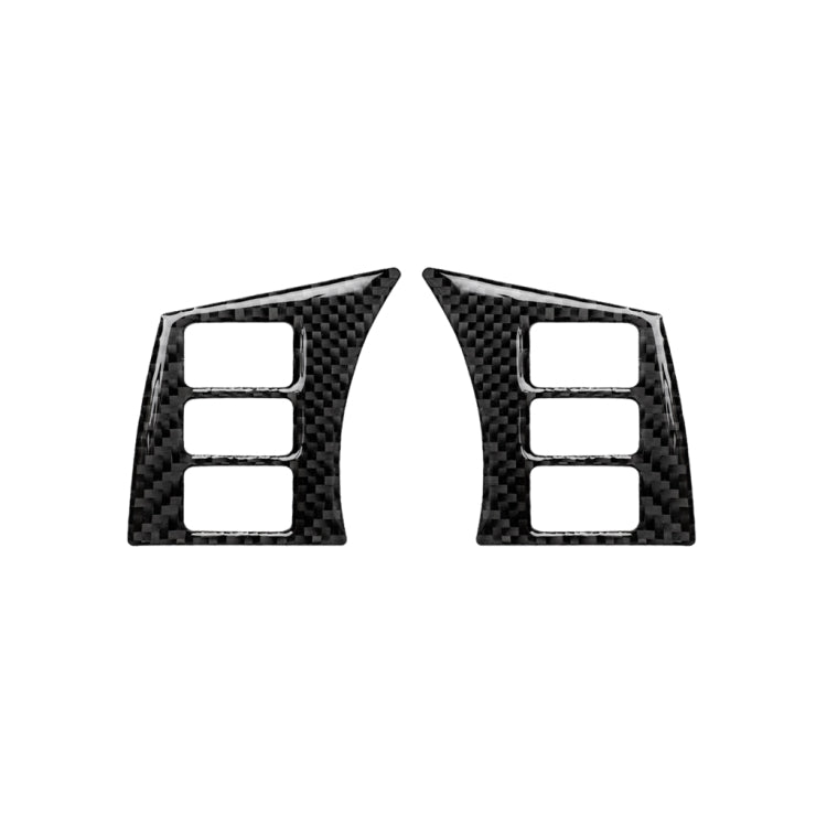 Carbon Fibre Steering Wheel Button Trim for Nissan 350Z (2006-2009) – Stylish Décor Upgrade