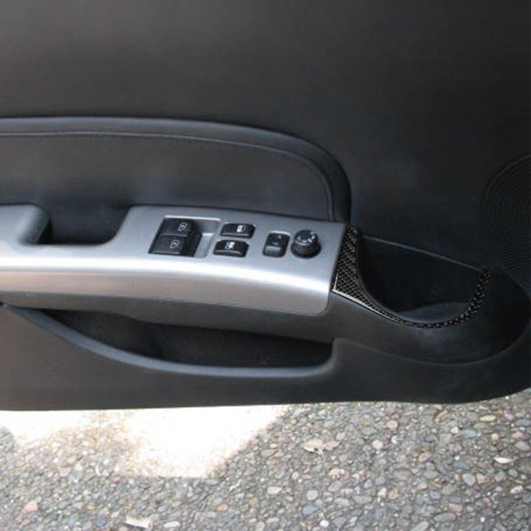 Carbon Fibre Decorative Water Cup Hole Sticker for Nissan 350Z (2006-2009)