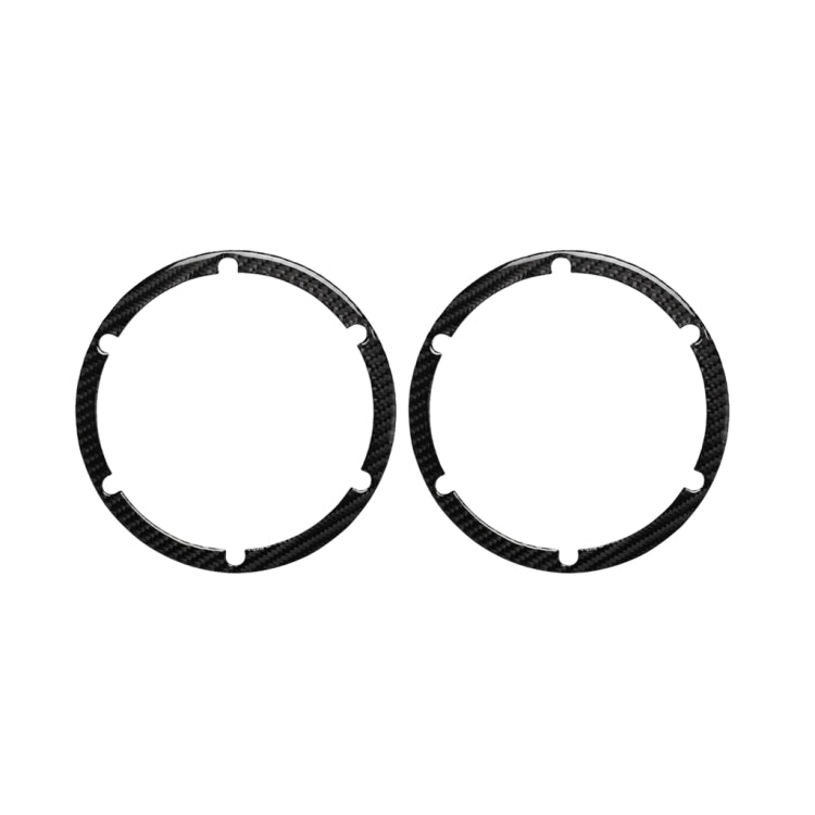 Carbon Fibre Rear Horn Ring Decorative Trim for Nissan 350Z (2006-2009)