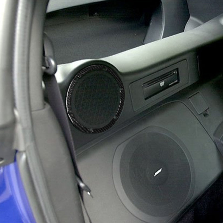 Carbon Fibre Rear Horn Ring Decorative Trim for Nissan 350Z (2006-2009)