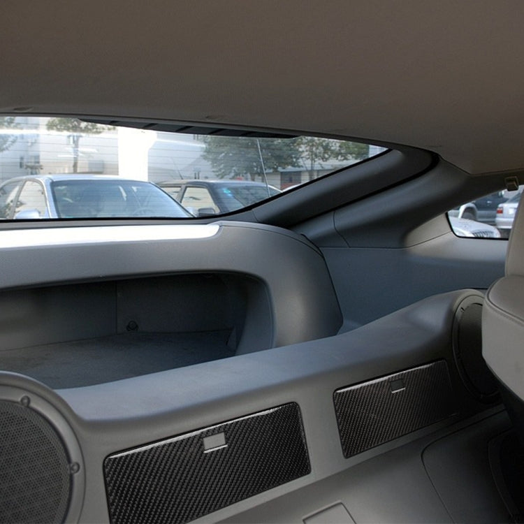 Carbon Fibre Rear Storage Box Accent Sticker for Nissan 350Z (2006-2009)