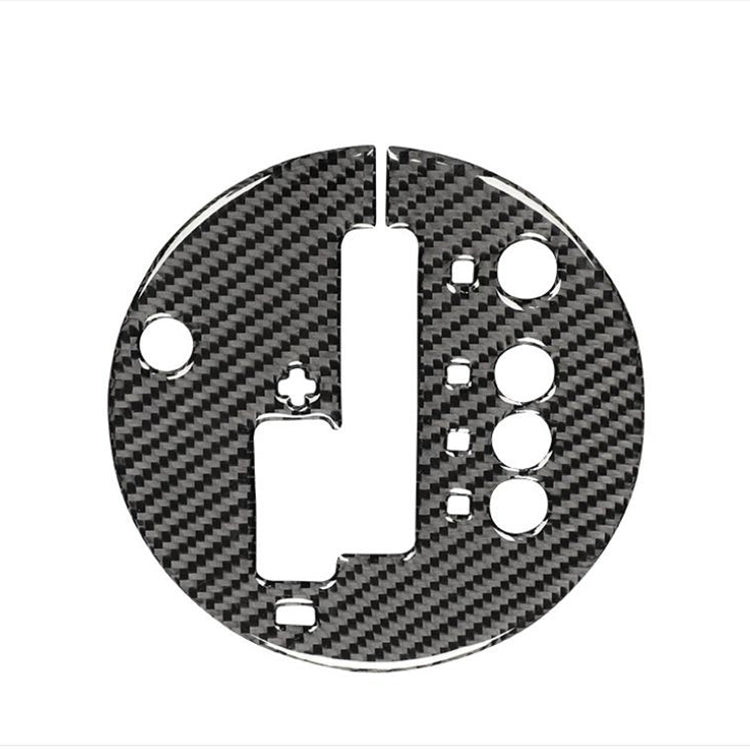 Carbon Fibre Decorative Transmission Panel Sticker for Nissan 350Z (2006-2009) - Right-Hand Drive