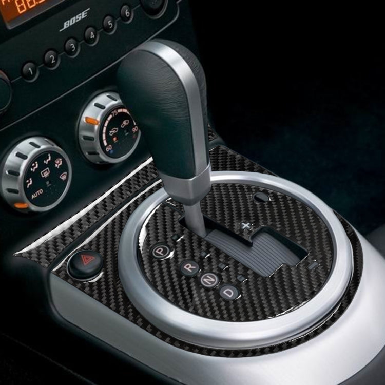 Nissan 350Z 2006-2009 Carbon Fibre Automatic Gear Panel Decor Sticker – Left Drive