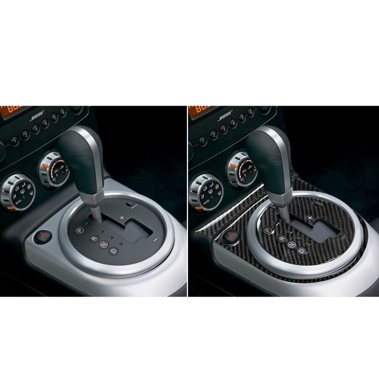 Nissan 350Z 2006-2009 Carbon Fibre Automatic Gear Panel Sticker - Right-Hand Drive Upgrade