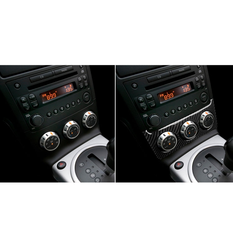 Nissan 350Z 2006-2009 Carbon Fibre Styling Trim for Radio and Air Conditioning Console