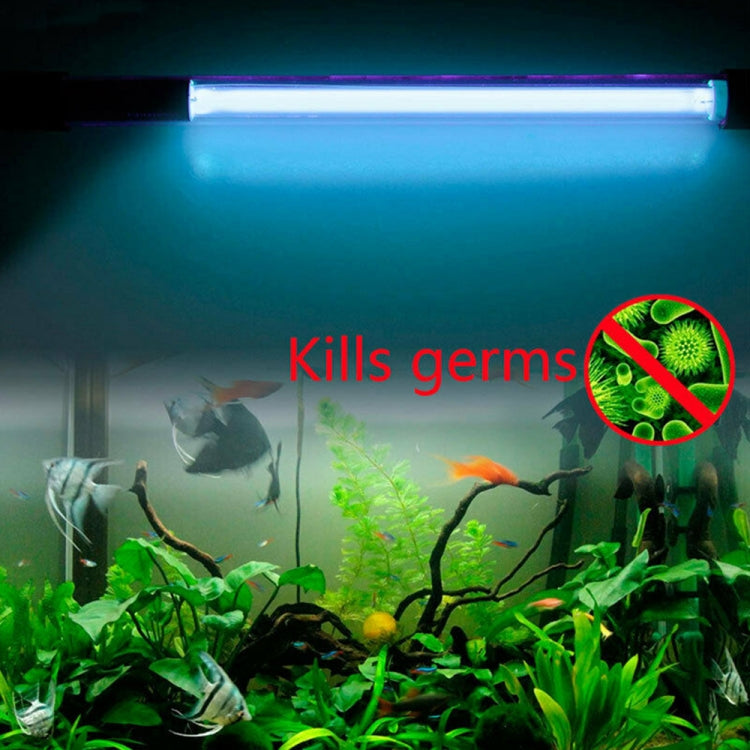 220V 9W UV Ultraviolet Algae Disinfection Fish Tank Lamp, EU Plug