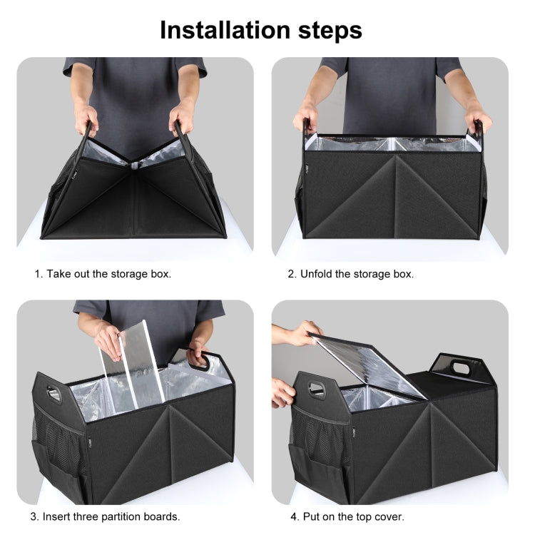 FunAdd Foldable Storage Fresh Box Vehicle Trunk Organizer Bag