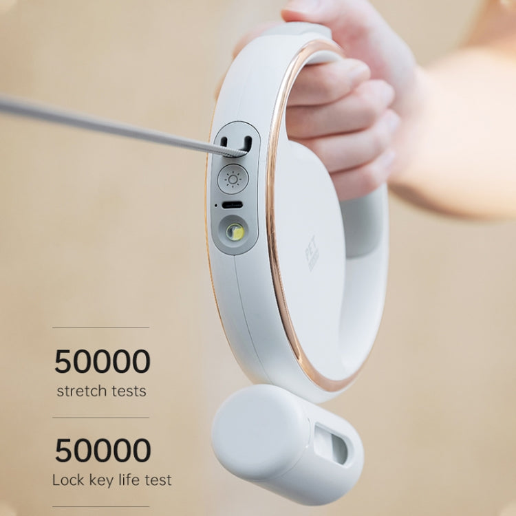 S62 Small and Medium Dog with Light Automatic Retractable Dog Leash, Length: 3m