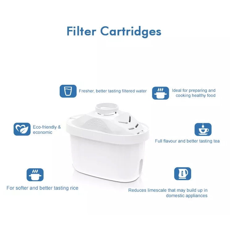 6 PCS Household Water Purifier Filter Element Kitchen Activated Carbon Filter Element