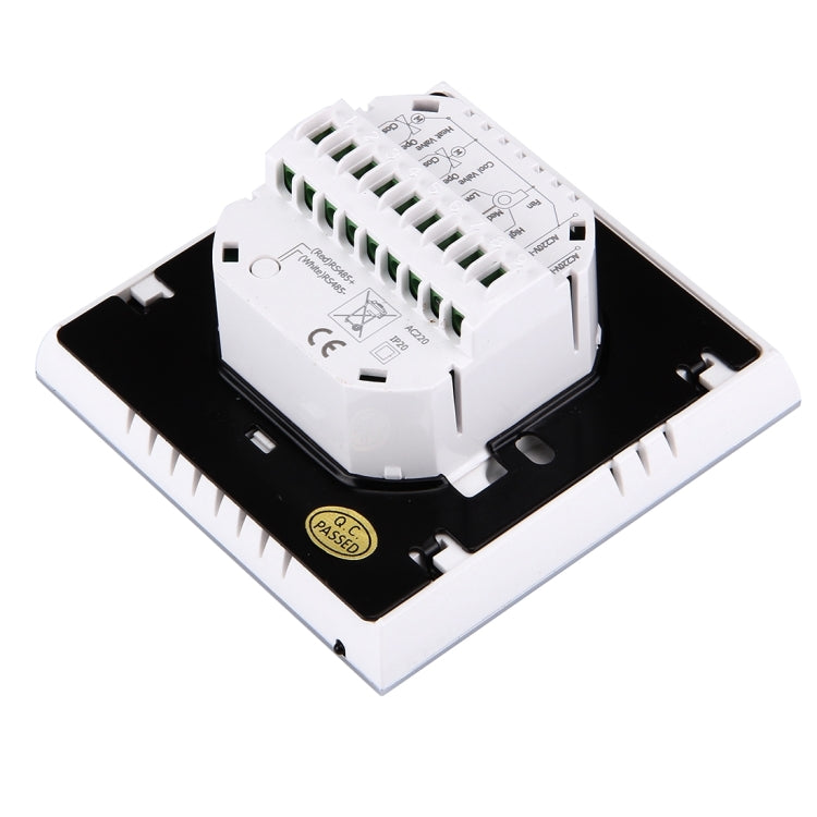 BAC-2000 Central Air Conditioning Type Touch LCD Digital 2-pipe Fan Coil Unit Room Thermostat, Display Fan Speed / Clock / Temperature  / Time / Week / Heat etc.